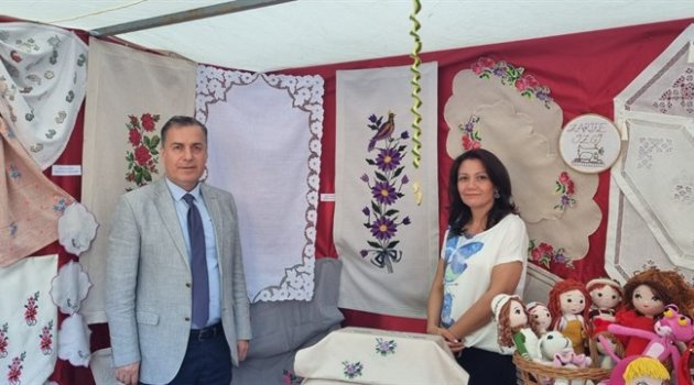 HALK EĞİTİM MERKEZİ YILSONU SERGİSİNİN AÇILIŞI GERÇEKLEŞTİRİLDİ