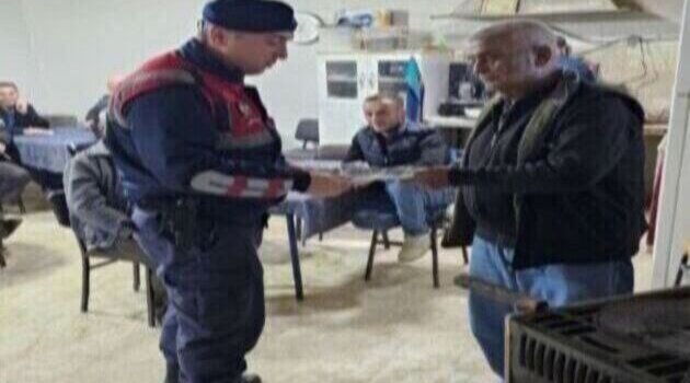 JANDARMADAN VATANDAŞA  ASAYİŞ KONUSUNDA BİLGİLENDİRME