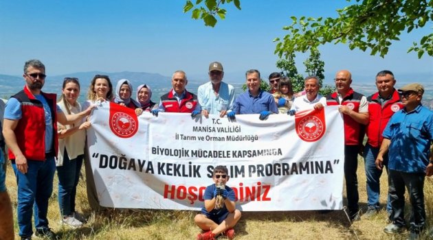 KAYMAKAM KAPANKAYA AHMETLİ İLÇESİNDE KEKLİK SALIM ETKİNLİĞİNE KATILDI