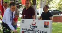15 TEMMUZ DEMOKRASİ VE MİLLİ BİRLİK GÜNÜNDE ŞEHİTLİK ZİYARETİ YAPILDI
