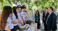 KAYMAKAM KAPANKAYA TURGUTLU LİSESİ TARAFINDAN DÜZENLENEN TUBİTAK 4006 BİLİM FUARI AÇILIŞINA KATILDI